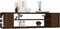 vidaXL - Tv-hangmeubel - 100x30x26,5 - cm - bewerkt - hout - bruin - eikenkleur