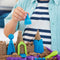 Kinetic Sand - Zandkasteel-speelset met 1,13 kg origineel kinetisch zand inclusief vormen en gereedschap - Sensorisch speelgoed