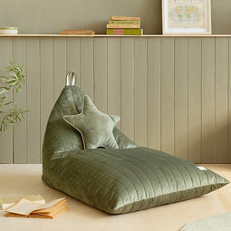 Zitzak Essaouira Velvet Olive Green Nobodinoz