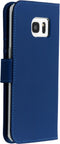 Accezz Hoesje Geschikt voor Samsung Galaxy S7 Edge Hoesje Met Pasjeshouder - Accezz Wallet Softcase Bookcase - Donkerblauw