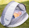 Bo Jungle Speeltent Baby - Pop Up tent UV-werend - Muggengaas - 3 afneembare speeltjes - Uitneembare matras - Opbergzak - Grijs