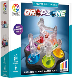 SmartGames Dropzone - Knikkerbaan - 80 uitdagingen - Educatief speelgoed