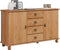 vidaXL - Dressoir - 'ASKIM'133,5x40x79 - cm - Massief - Vurenhout