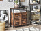 VILSECK - Sideboard - Zwart - Vezelplaat