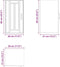 vidaXL - Keukenwandkast - Lucca - bewerkt - hout - hoogglans - wit