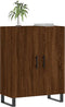 vidaXL - Dressoir - 69,5x34x90 - cm - bewerkt - hout - bruin - eikenkleur