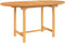 vidaXL Tuintafel verlengbaar 110-160x80x75 cm massief teakhout