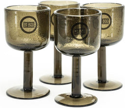 Byboo – Wine glass Bubble – brown (Set/4)