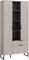 Furnilux Noida - Opbergkast - 37x90x192cm - Zwart