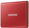Samsung Portable SSD T7 - Externe SSD 2TB - USB 3.2 Gen2 - Rood
