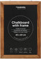 Europel krijtbord - houten lijst – muurdecoratie – tekenbord - A2 - 42x60cm