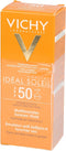 Vichy Capital Soleil SPF50 Dry Touch Zonnecrème Gemengde tot Vette Huid - Gelaat 50ml