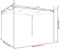 vidaXL - Pergola - met - uitschuifbaar - dak - 295x292x230 - taupe