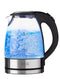 ECG RK 1776 - Waterkoker - 1,7 liter - RVS finish met blauw backlight