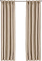 Larson - Luxe effen blackout gordijn - met haken - 3m x 2.5m - Licht taupe