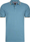Mario Russo Polo Edward - Polo Shirt Heren - 100% Katoen - Steen Blauw