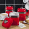 Swan SWKA1020RN Retro Opbergblikken Set van 3 Rood