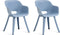Keter Akola Tuinstoelen - Tuinstoelen - Weerbestendig kunststof - Blauw (2 stuks)