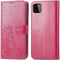 iMoshion Hoesje Geschikt voor Samsung Galaxy A22 (5G) Hoesje Met Pasjeshouder - iMoshion Klavertje Bloemen Bookcase - Fuchsia
