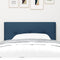 vidaXL - Hoofdbord - met - Knopen - Blauw - 100 - cm - Stof