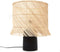 De Rattan Tafellamp - Zwart Naturel