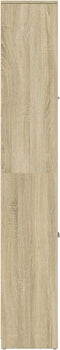 vidaXL - Badkamerkast - 30x30x183,5 - cm - spaanplaat - sonoma - eikenkleurig