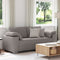 vidaXL - Loveseat - in - Taupe - - - 140 - cm - Stof