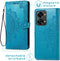 iMoshion Hoesje Geschikt voor OnePlus Nord 2T Hoesje Met Pasjeshouder - iMoshion Mandala Bookcase - Turquoise