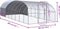 vidaXL - Kippenren - 3x8x2 - m - gegalvaniseerd - staal