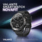 Valante NovaFit Smartwatch - Smartwatch Heren - Zwart - 47 mm - Stappenteller - Hartslagmeter - Saturatiemeter - Bellen via Bluetooth