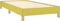 vidaXL - Bedframe - zonder - matras - 100x200 - cm - stof - groen