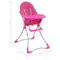 vidaXL - Kinderstoel - hoog - roze - en - wit