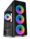 Nox Hummer TGM - ATX Semi-toren - 4x Ventilator - LED RGB - Zwart