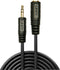 Lindy 35656 - Jackplug Audio Verlengkabel 10 m - Vergulde stekkers - Zwart