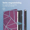 imoshion E-reader Hoesje - Geschikt voor Kobo Libra H2O - Design Slim Hard Case Sleepcover Bookcase met stand - Bordeaux Graphic