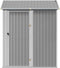 vidaXL - Tuinschuur - 192x152,5x237 - cm - gegalvaniseerd - staal - lichtgrijs
