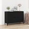 vidaXL - Dressoir - Zwart - Eiken - 104x35x70 - cm - Gegarandeerd - Hout