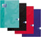 Schoolschrift Oxford A4 geruit 10mm 36 vel 90g soepele kartonnen kaft assorti á 10 stuks