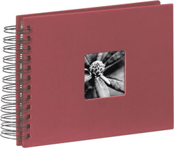Hama Spiraalalbum "Fine Art", 24 x 17 cm, 50 zwarte pagina's, bordeaux