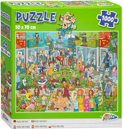 Grafix Comic Puzzel Winkelcentrum 1000