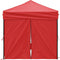 vidaXL - Partytent - inklapbaar - met - zijwanden - 2x2 - m - rood