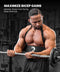 Fitness Arm Curl Blaster dik aluminium, robuuste klinknagels, contour en verstelbaar - verbeterde de