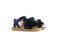 Shoesme Baby Crepe - Sandaal - Flexibele crêpezool van natuurrubber - Blauw - Maat 21