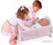 Houten babypoppen bedje Ocean Fantasy