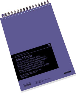 Aquarelblok Schoellershammer Mixmedia A4 spiraal 30vel 300gr | Stuk a 30 vel | 5 stuks