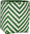 Mica Decorations Merlijn - Plantenmanden voor Buiten - Set van 3 - H20 x Ø18 cm H23 x Ø21 cm H26 x Ø24 cm - Donkergroen Wit (set van 3)