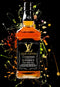 Glasschilderij Louis Vuitton - wanddecoratie Louis Vuitton 80cm