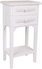 Nachtkastje Alexandra House Living Wit 26 x 69 x 37 cm