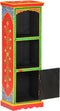 vidaXL - Hoge - kast - handgeschilderd - 40x30x120 - cm - massief - mangohout