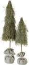 J-Line Kerstboom Takjes - hout - groen - large